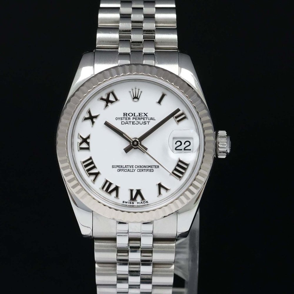 MINT! Ladies Rolex 31mm Roman Numeral Watch With Box!